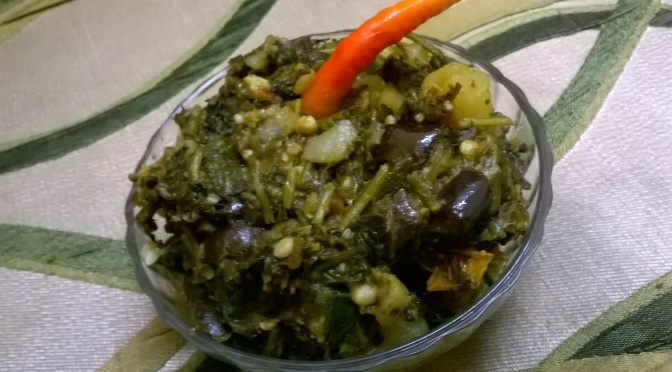 Mix Vegetable[Potato,Bringal & spinach Mix]