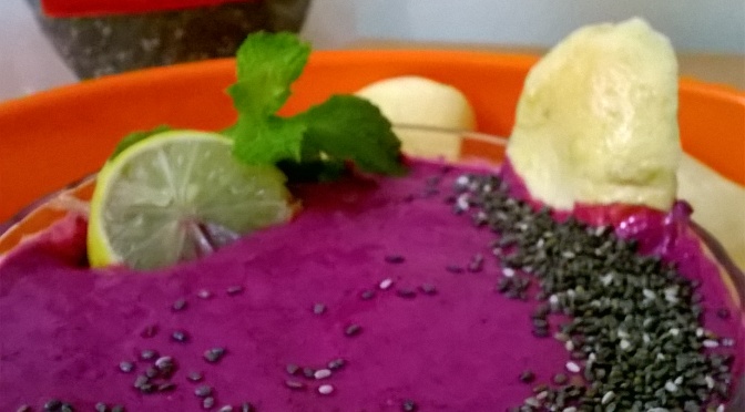 Chia Seeds Beetroot & Yogurt Dip